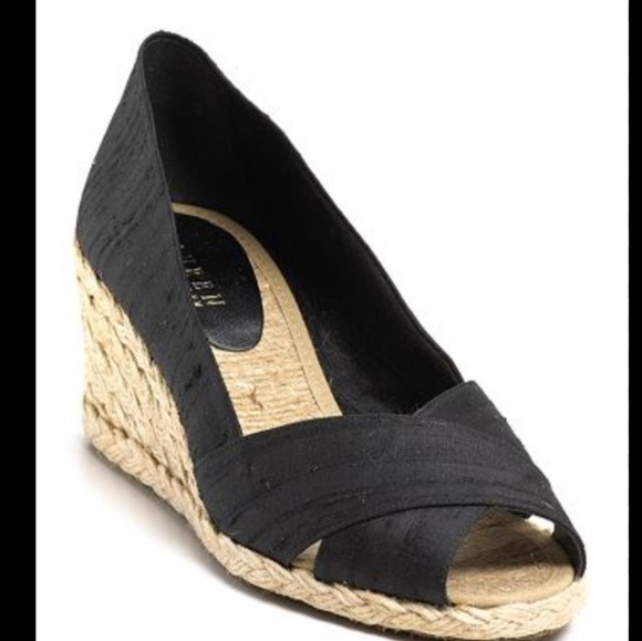 ralph lauren black espadrilles